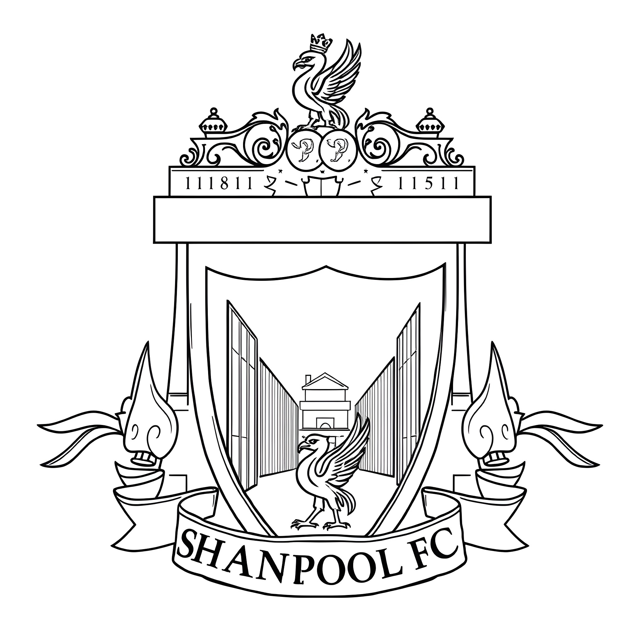 Liverpool Printable Coloring Pages