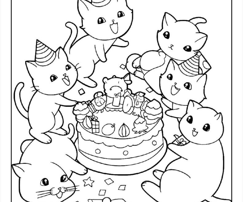 100 Kitten Coloring Pages Free PDF To Print Woo Coloring