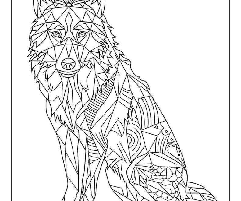 100 Wolf Coloring Pages Free PDF To Print Woo Coloring