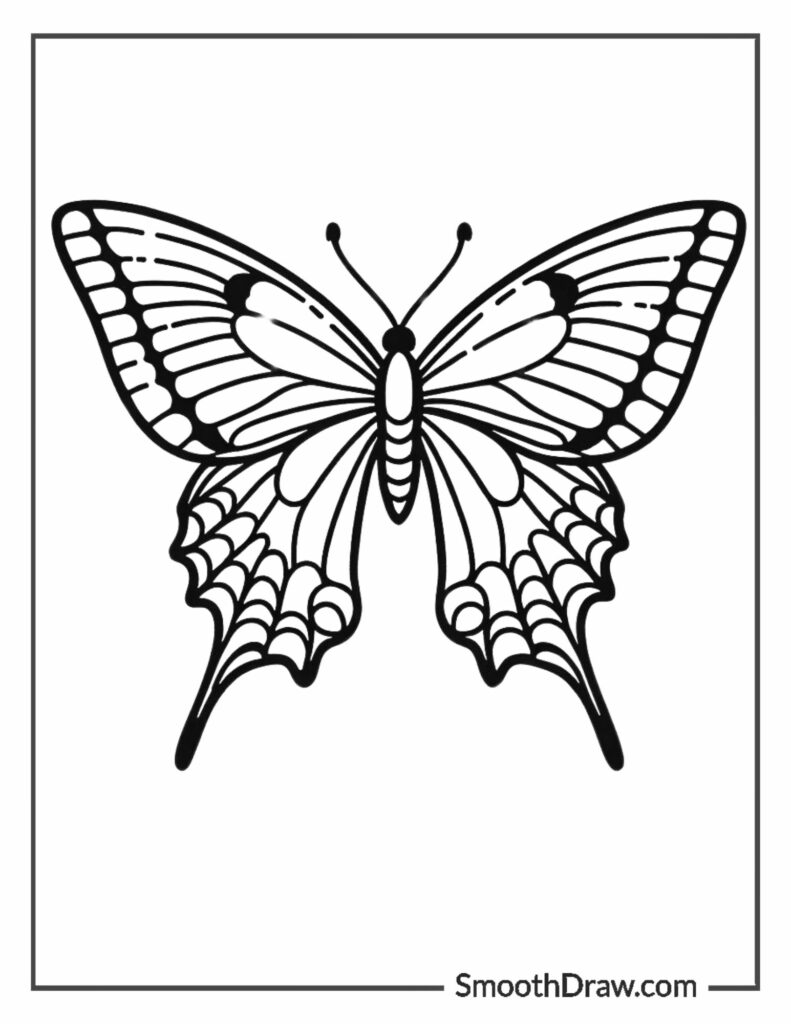 Butterfly Coloring Pages Free Printable