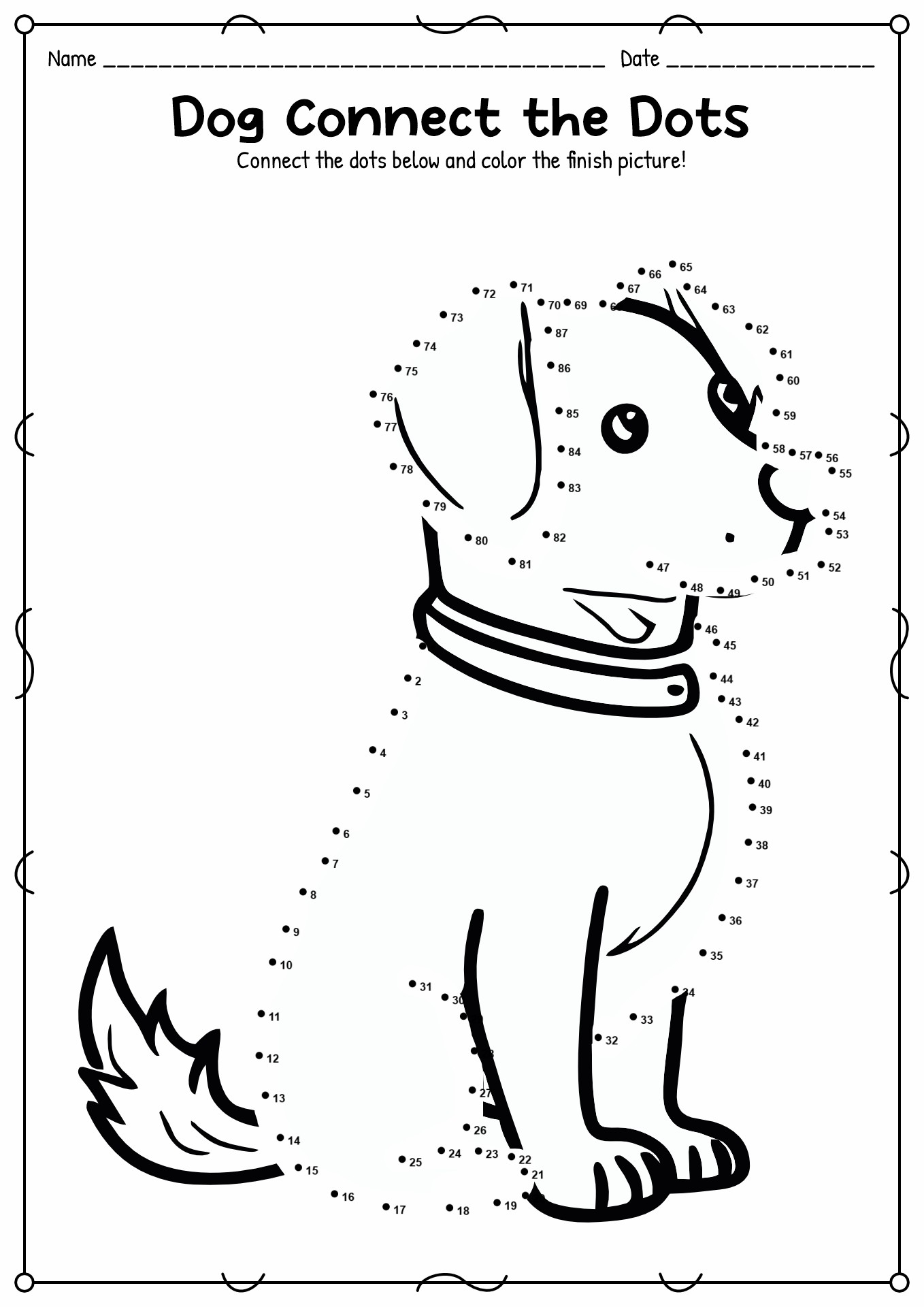 12 Printable Dot To Dot Worksheets 1 100 Free PDF At Worksheeto