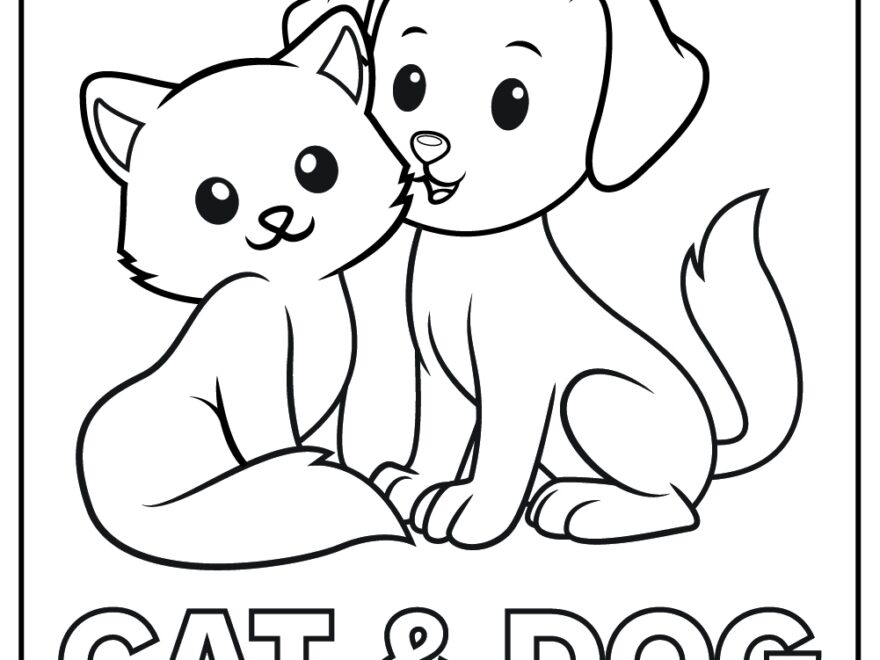 15 Dog And Cat Coloring Pages 100 Free Printables