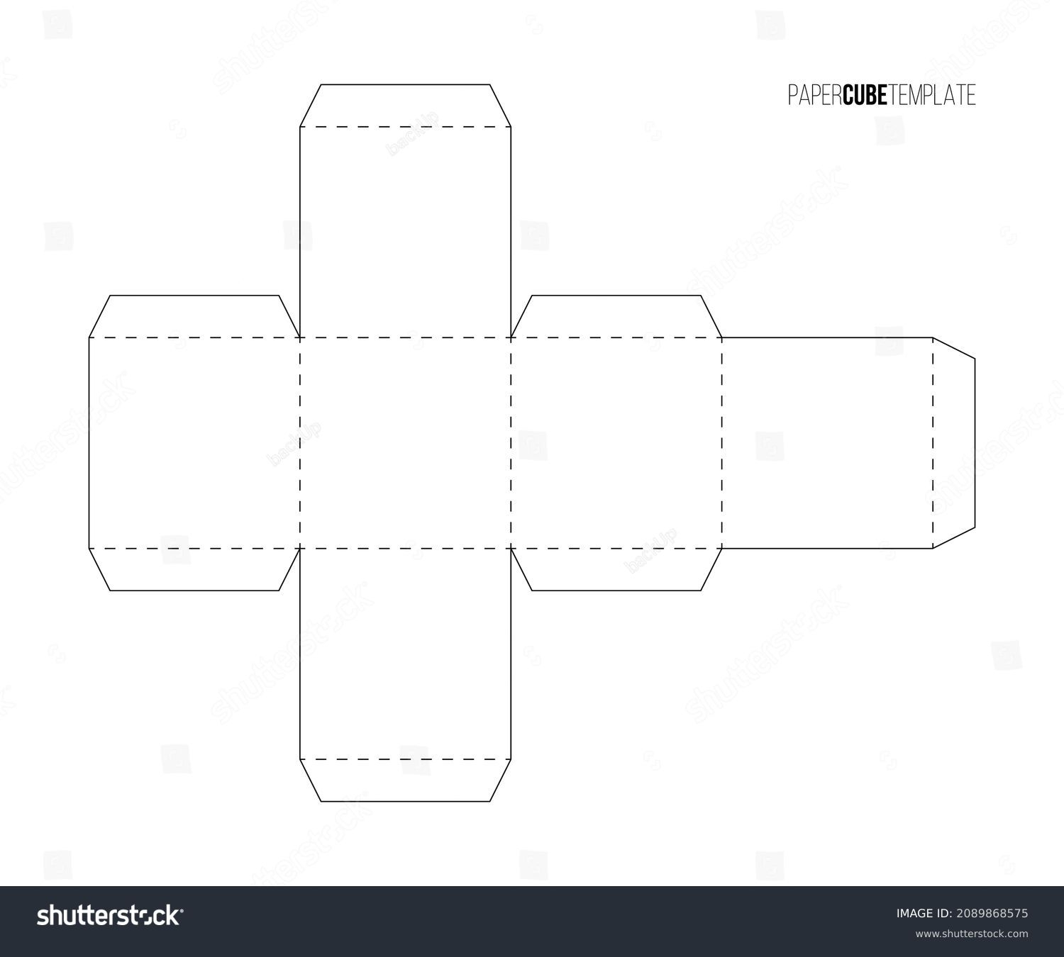 153 061 Square Box Template Stock Vectors And Vector Art Shutterstock