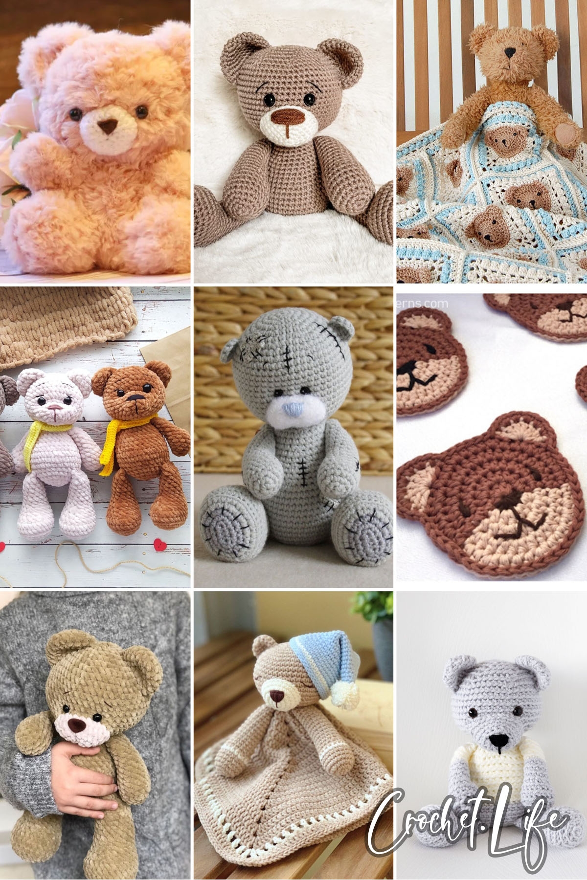 18 Cuddly Teddy Bear Crochet Patterns Crochet Life