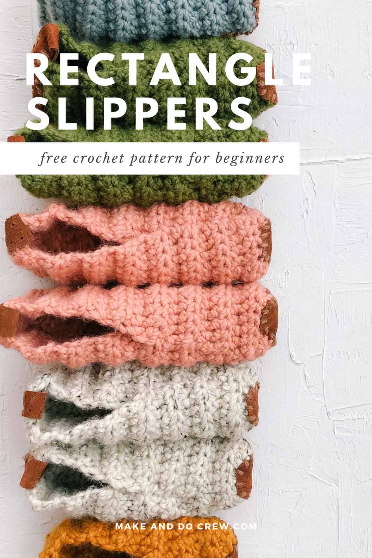 2 Hour Easy Crochet Slippers For Complete Beginners
