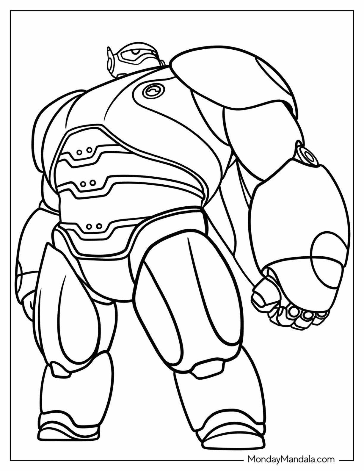 20 Big Hero 6 Coloring Pages Free PDF Printables 