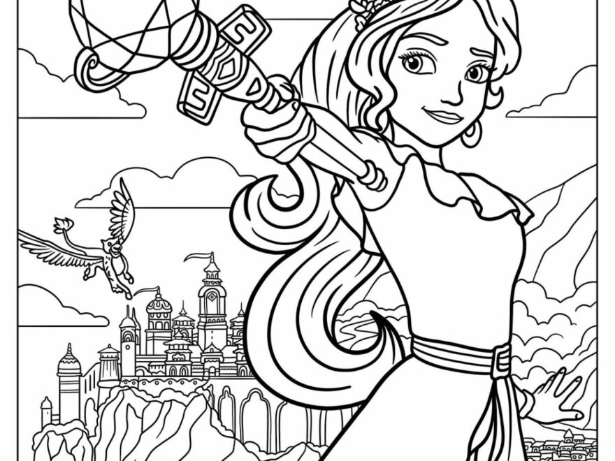 20 Elena Of Avalor Coloring Pages Free PDF Printables