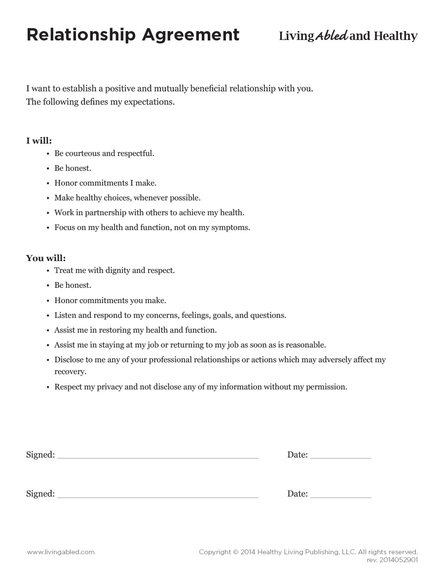 20 Relationship Contract Templates Relationship Agreements