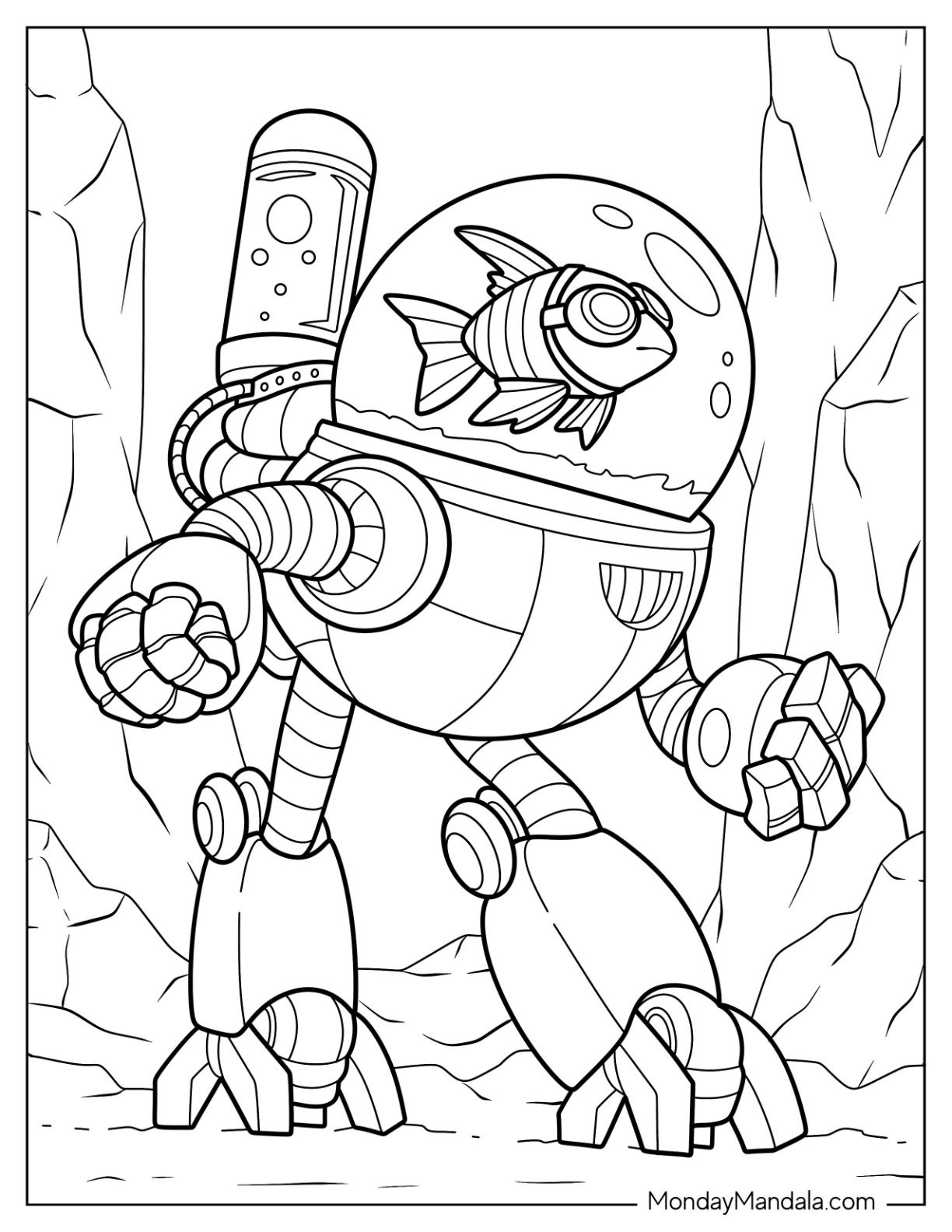 32 Robot Coloring Pages Free PDF Printables 
