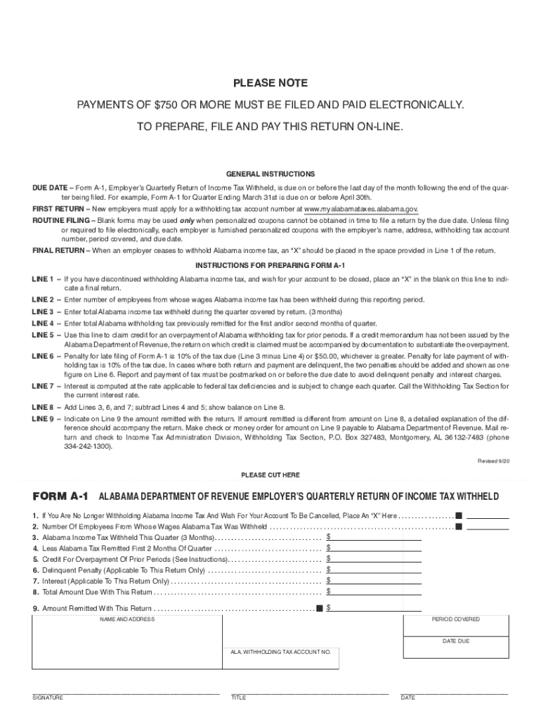 A 4 Form Alabama Fill Out Sign Online DocHub