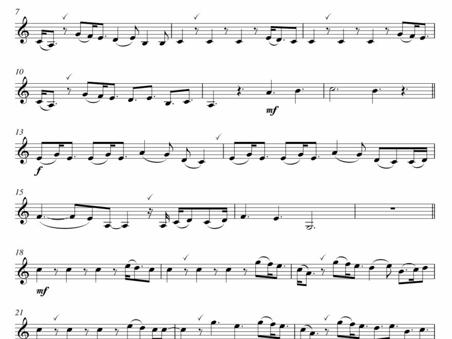 A Thousand Years Sheet Music For Clarinet Solo PDF interactive