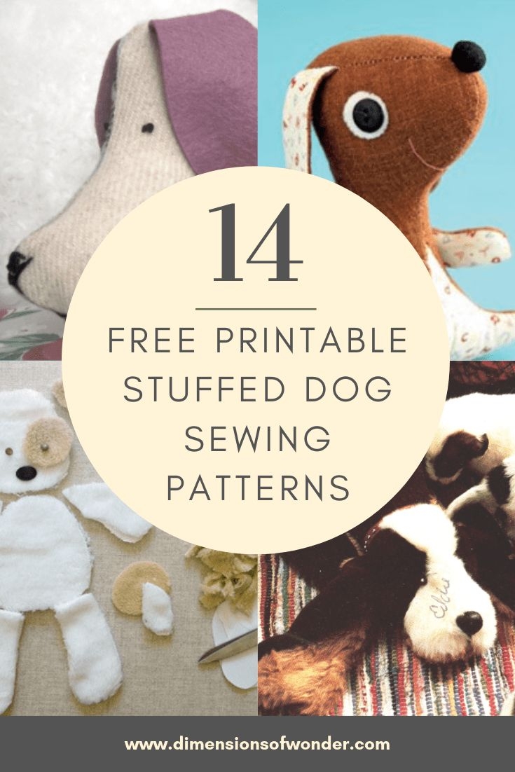 Printable Sew Stuff Dog Pattern