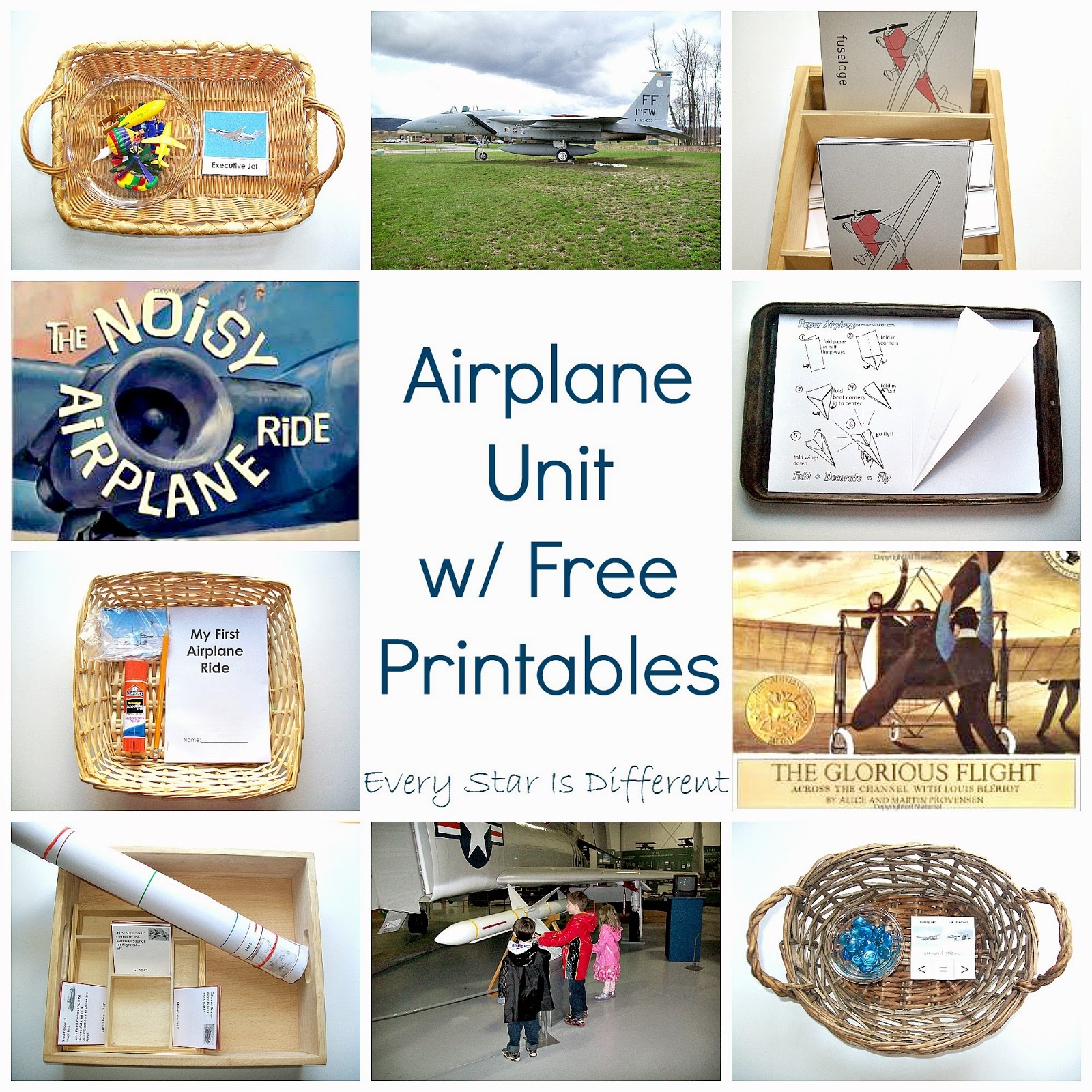 Airplane Activities For Kids With Free Printables Every Star Is Different