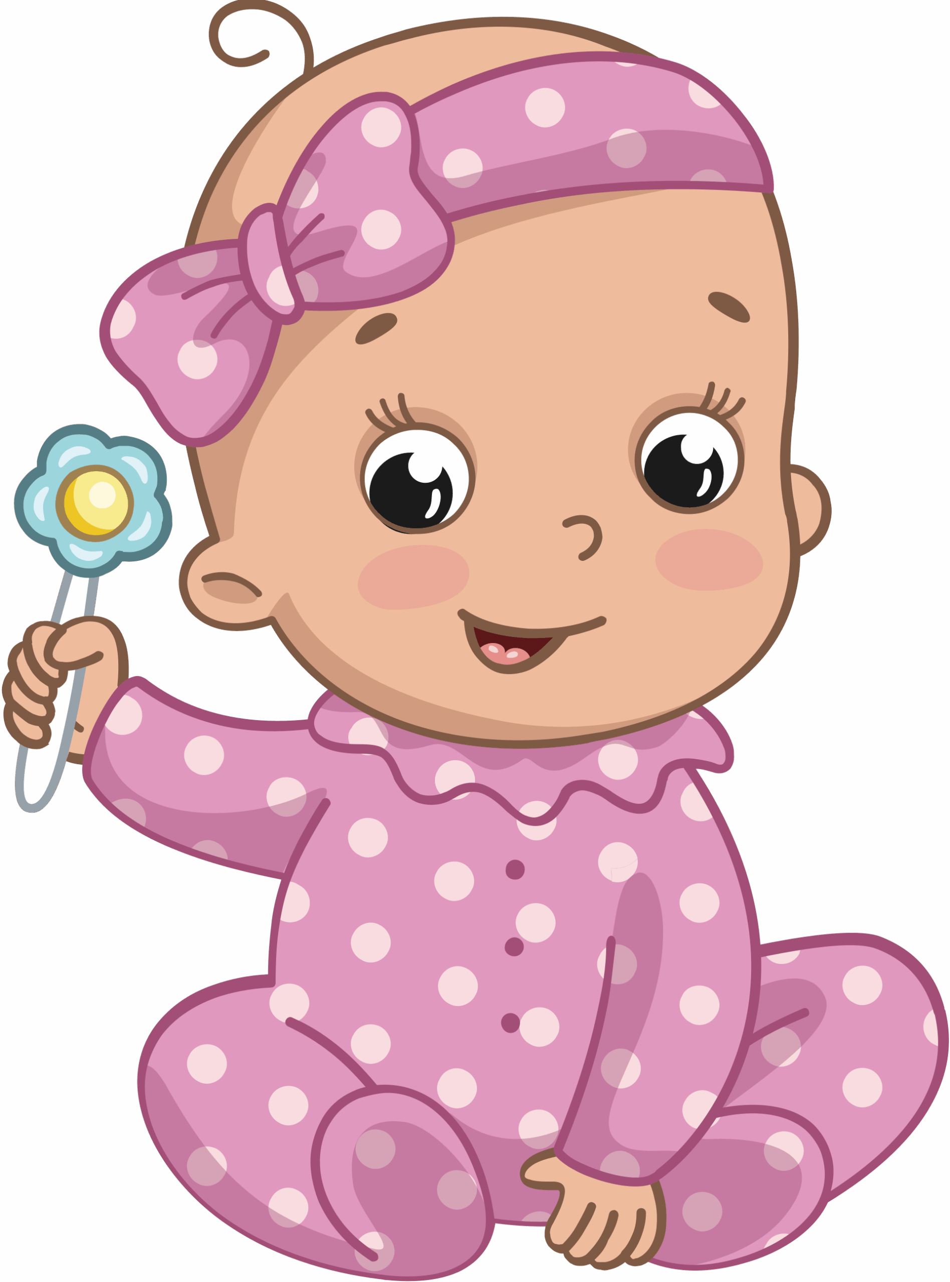 Baby Girl Free Vector Clipart Images On Creazilla