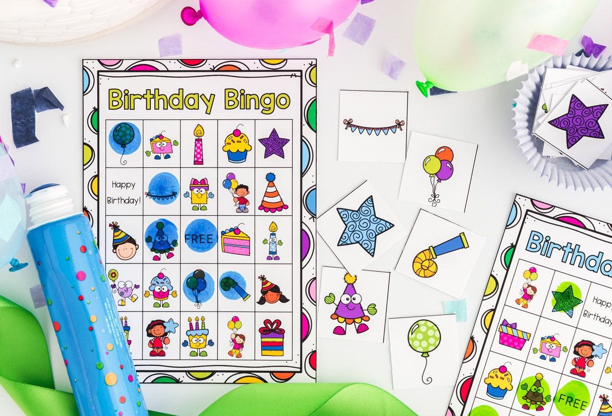 Birthday Party Bingo Free Printable