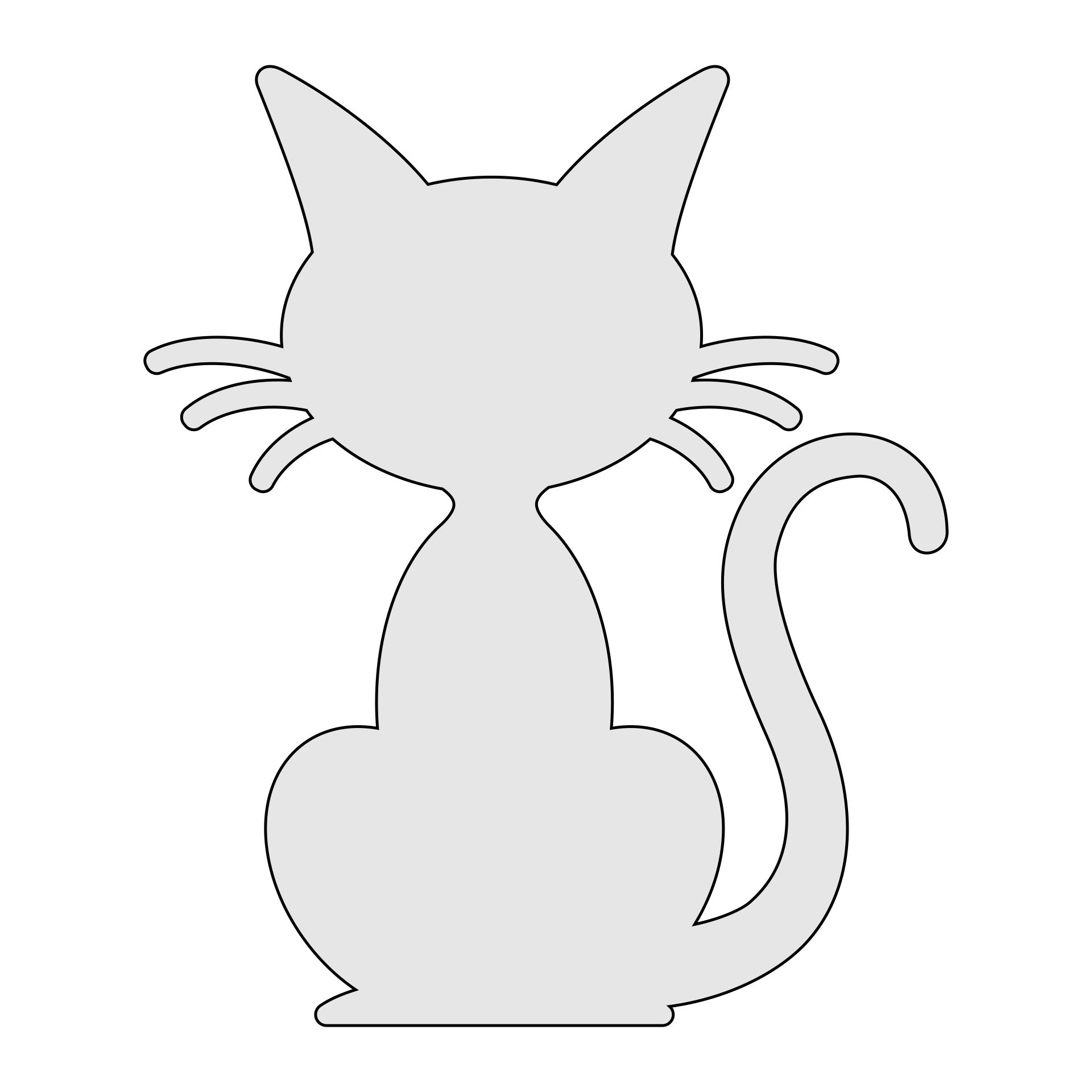 Black Cat Templates Free Printable