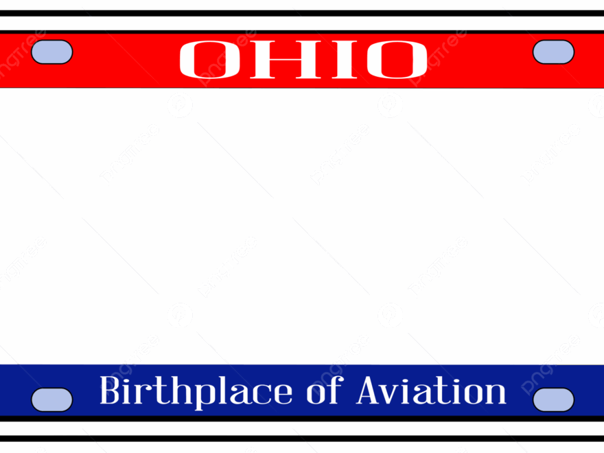 Blank Ohio License Plate United States American Artwork America PNG Transparent Image And Clipart For Free Download