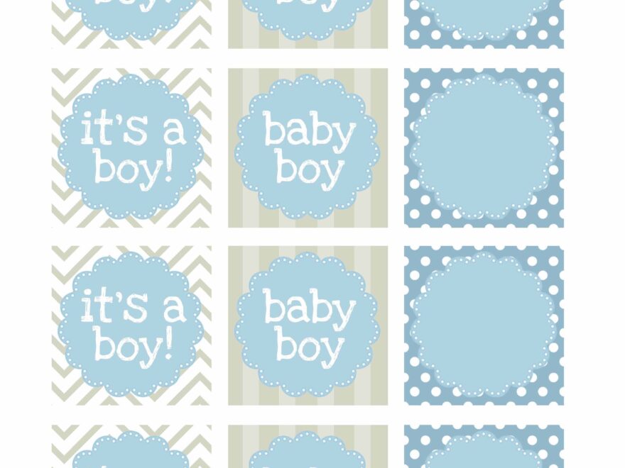 Boy Baby Shower Free Printables How To Nest For Less