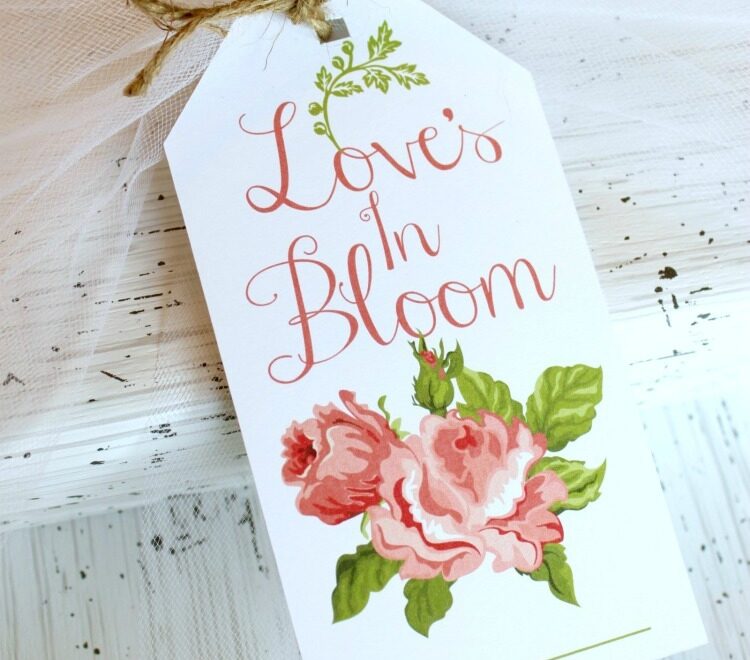 Bridal Shower Printable Gift Tag Oh My Creative