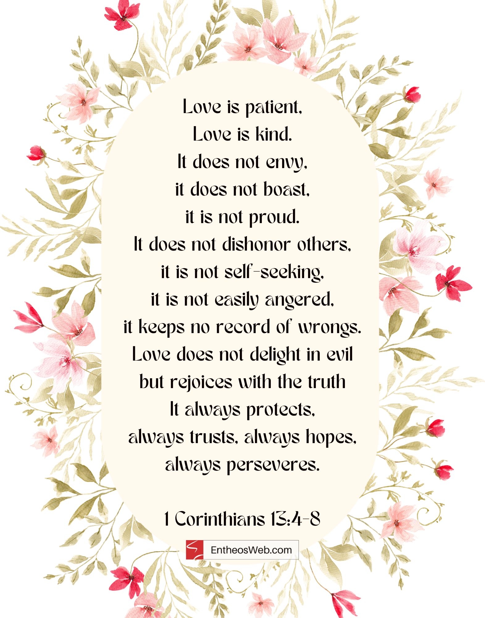 Christian Love Is Posters PDF EntheosWeb