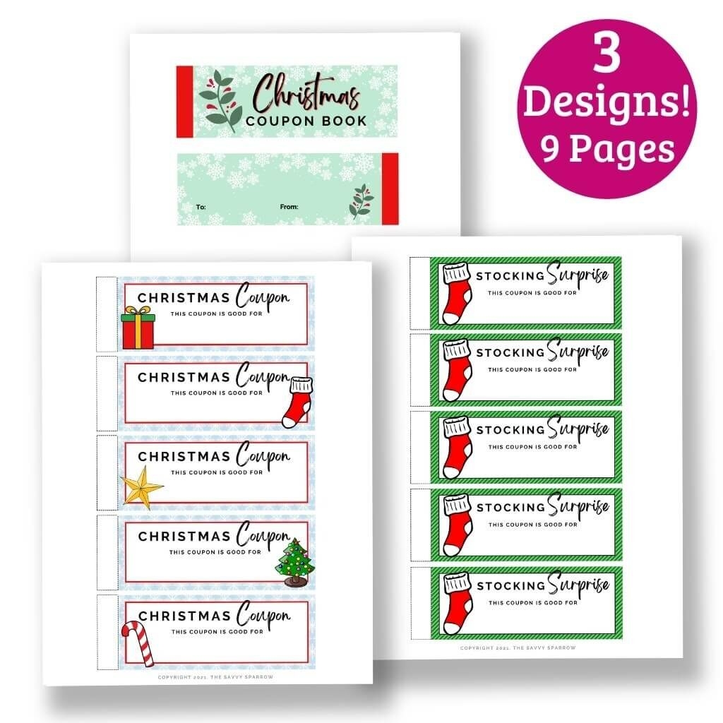 Free Printable Editable Christmas Coupon Template