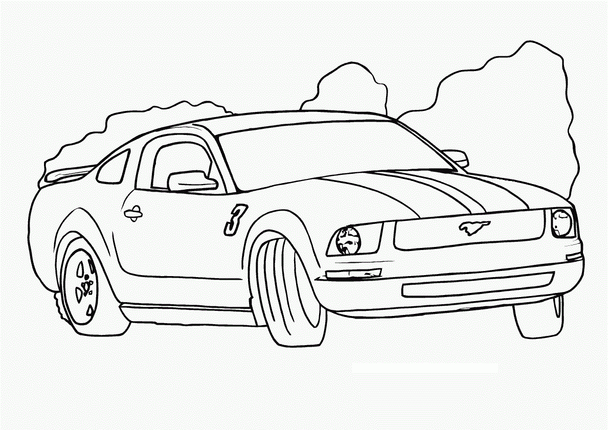 Free Printable Car Coloring Pictures