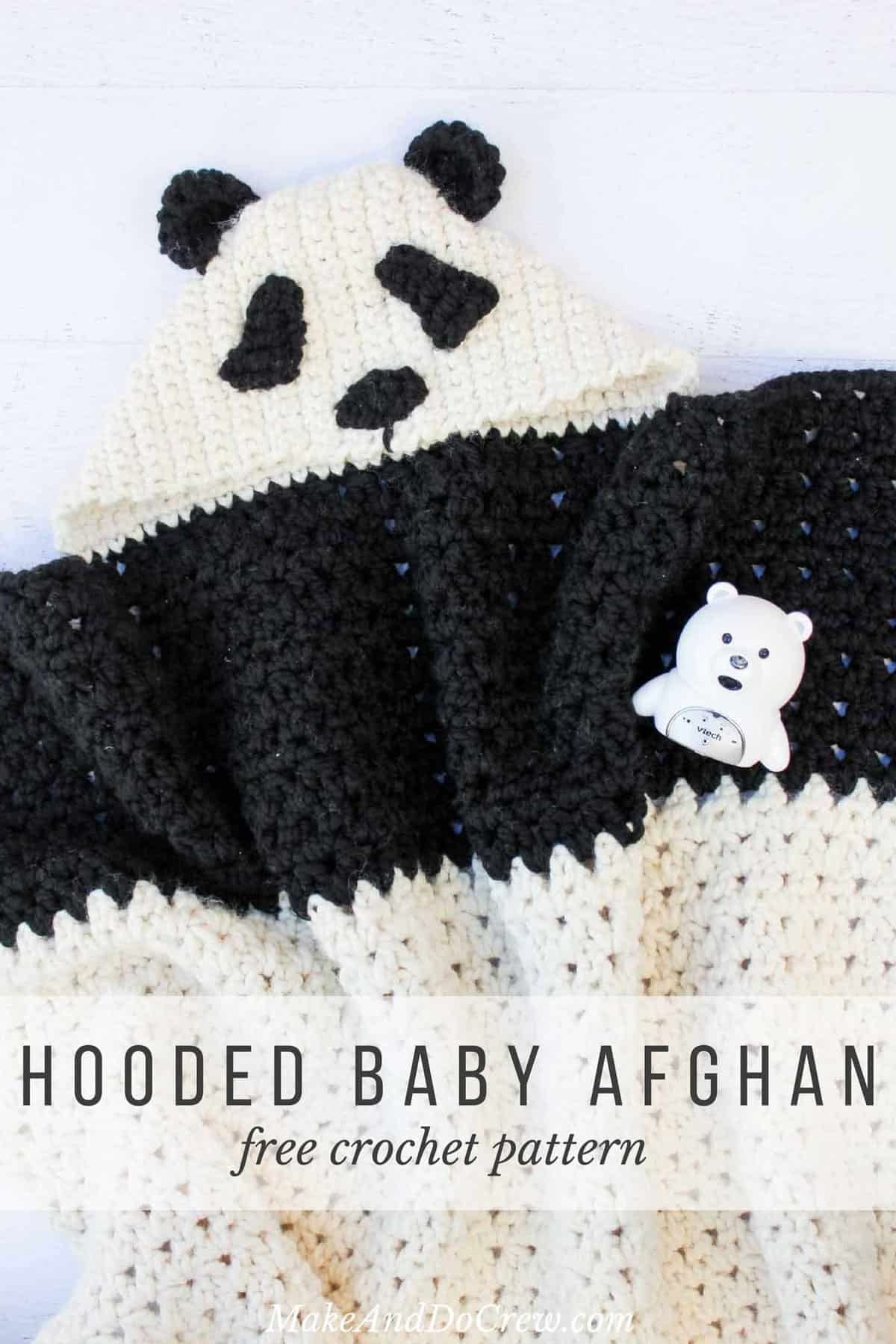 Crochet Panda Hooded Baby Afghan Free Pattern Make Do Crew Crochet Panda Hooded Baby Afghan Free Pattern Make Do Crew