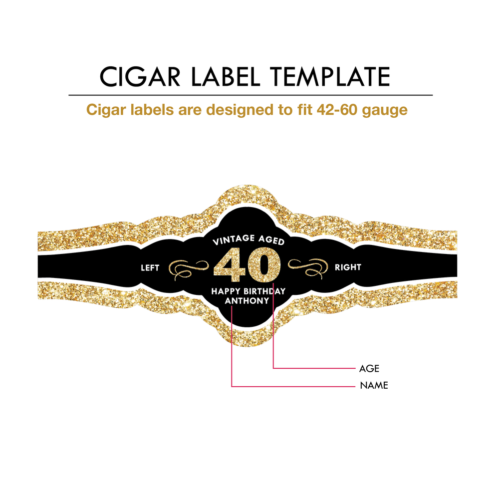 Free Printable Cigar Band Template