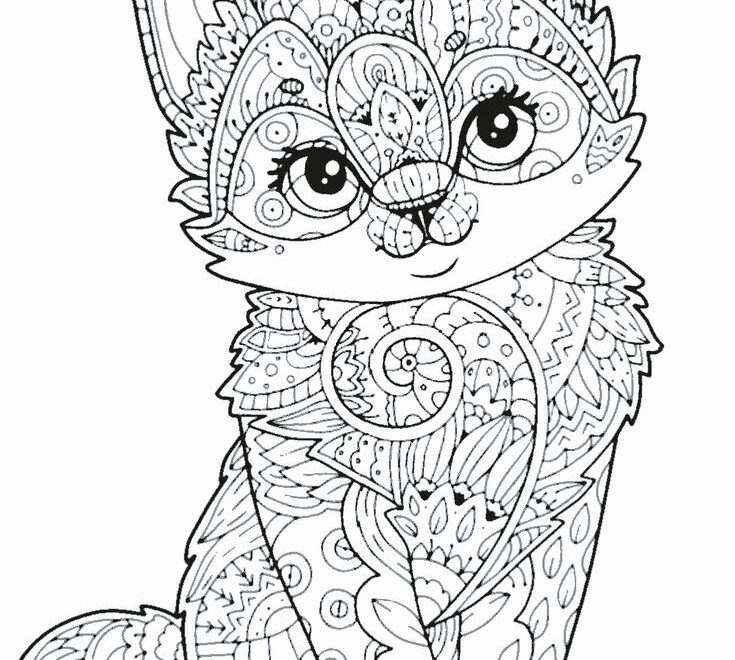 Cute Animal Coloring Page