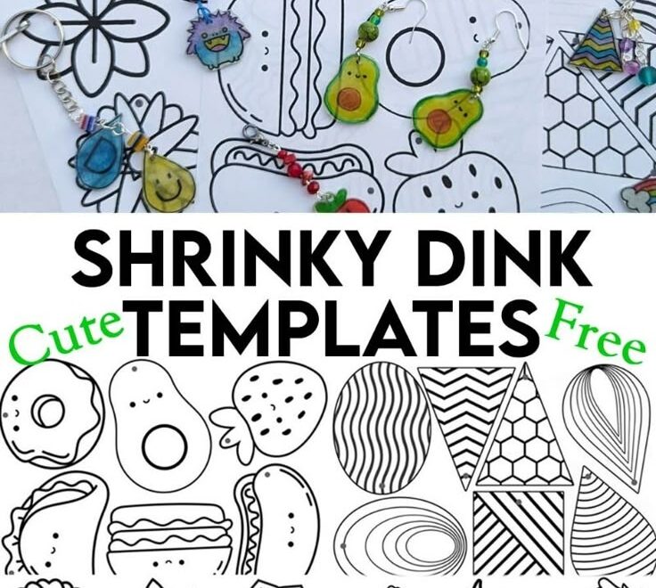 Cute Shrinky Dink Templates Free Printables