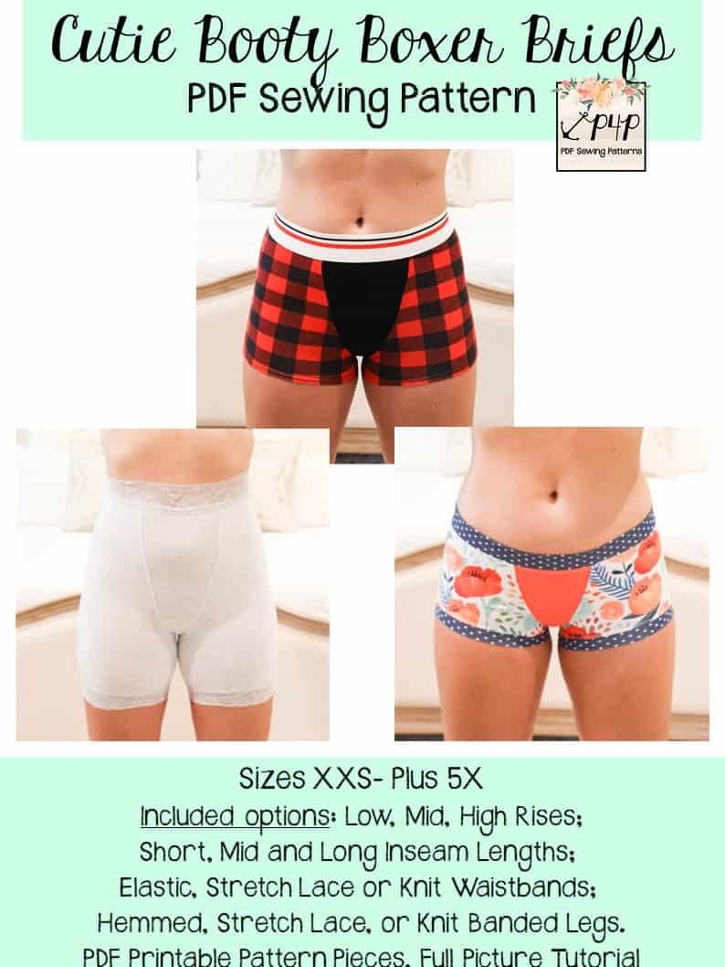 Cutie Booty Boxer Briefs Patterns For Pirates
