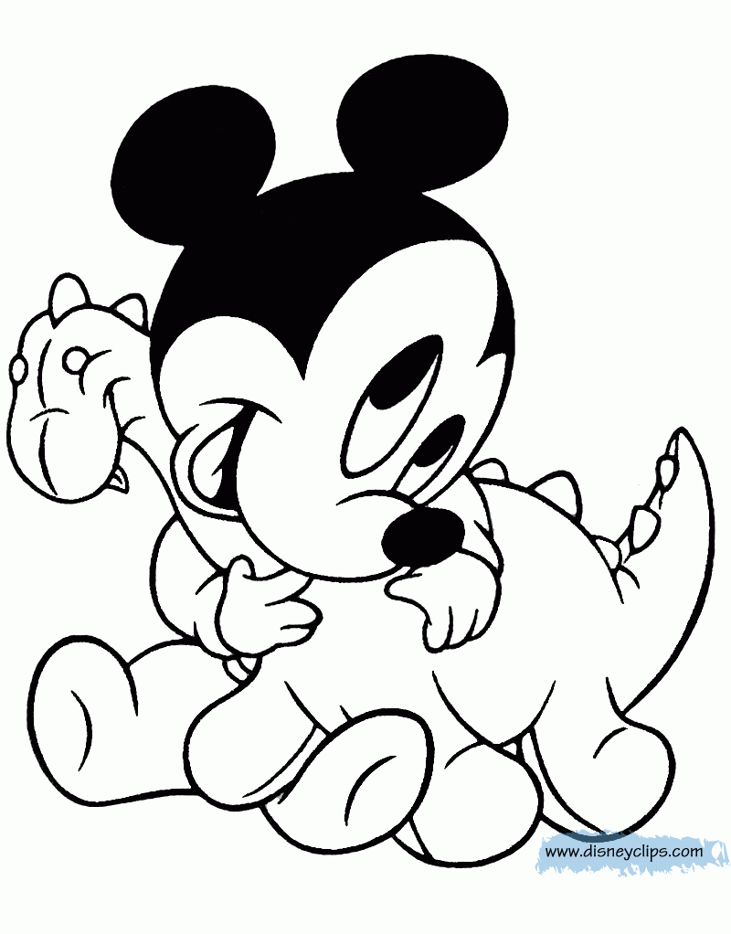 Disney Babies Coloring Pages 2 Disneyclips