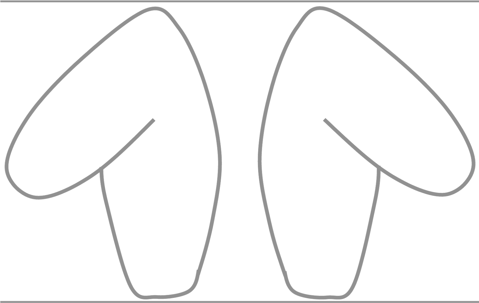Download Drawn Rabbit Bunny Ear Floppy Dog Ears Template PNG Image With No Background PNGkey