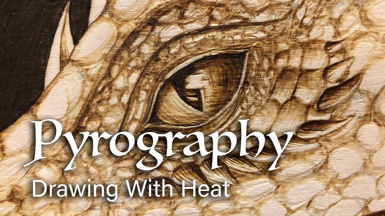 Dragon Pyrography Time lapse YouTube