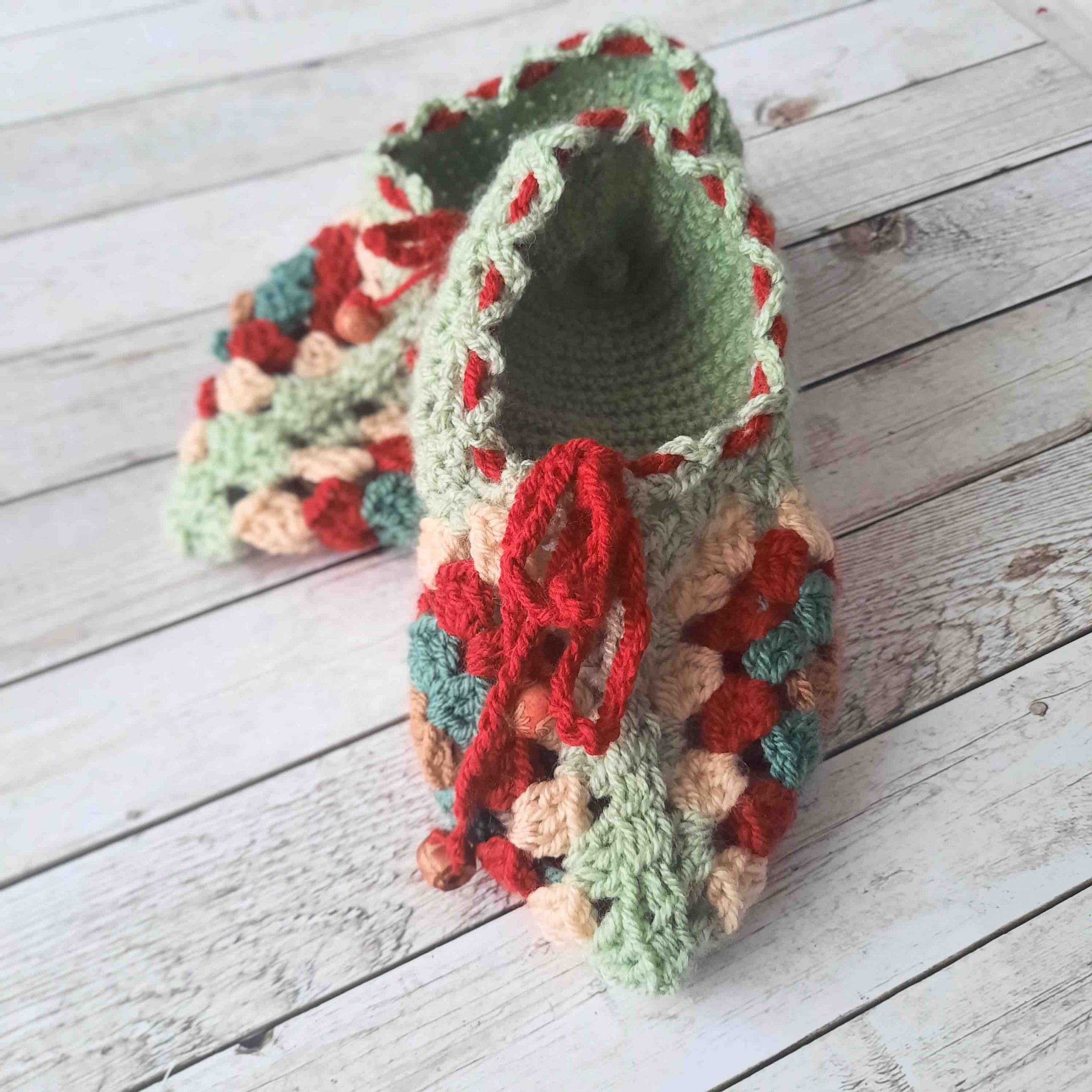 Easy Crochet Granny Slippers FREE Pattern Start Crochet