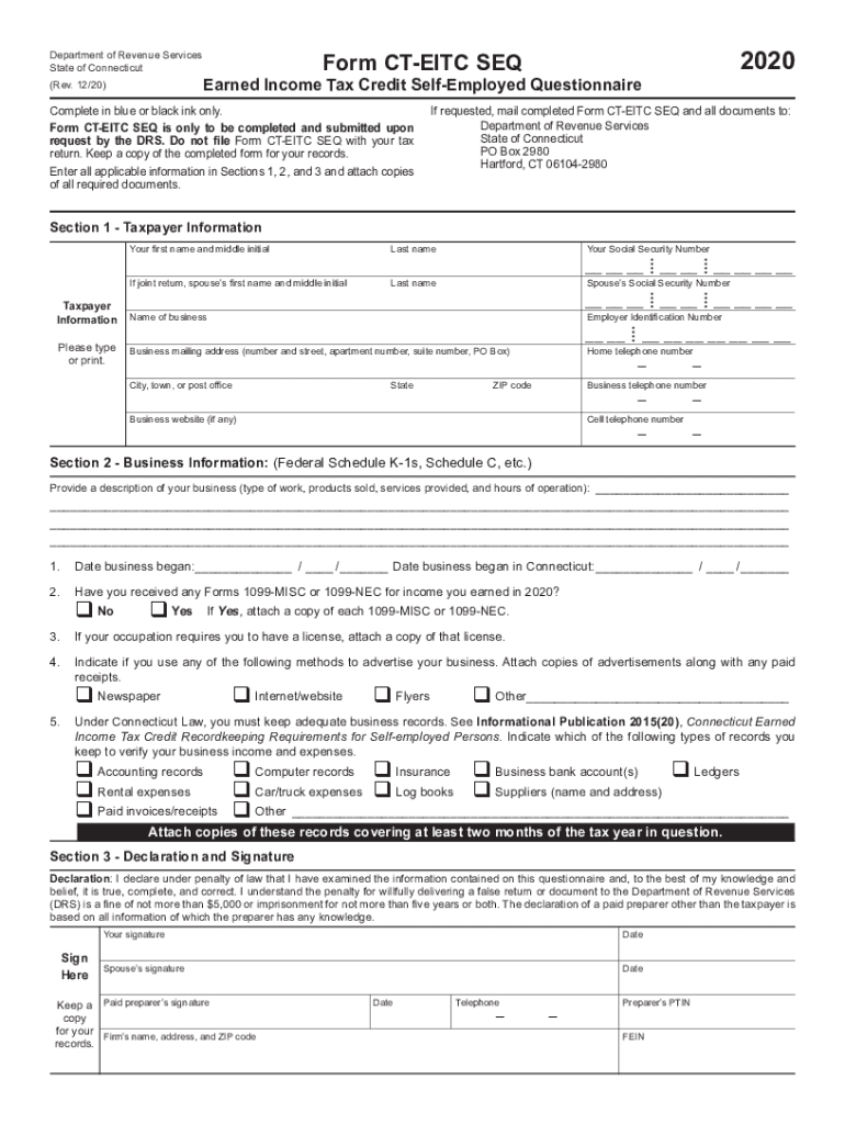 Eic Form Fill Out Sign Online DocHub