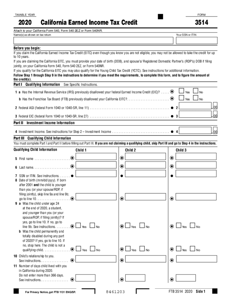 Eic Worksheet 2023 Fill Out Sign Online DocHub