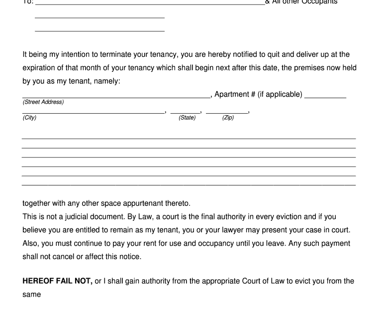 Eviction Pdf Fill Online Printable Fillable Blank PdfFiller