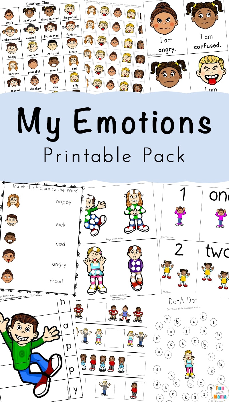 Free Printable Feelings And Emotions Worksheets