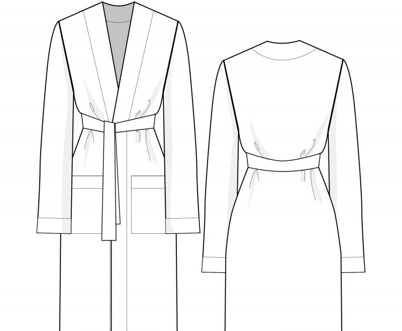 Fleur Robe Free Sewing Pattern
