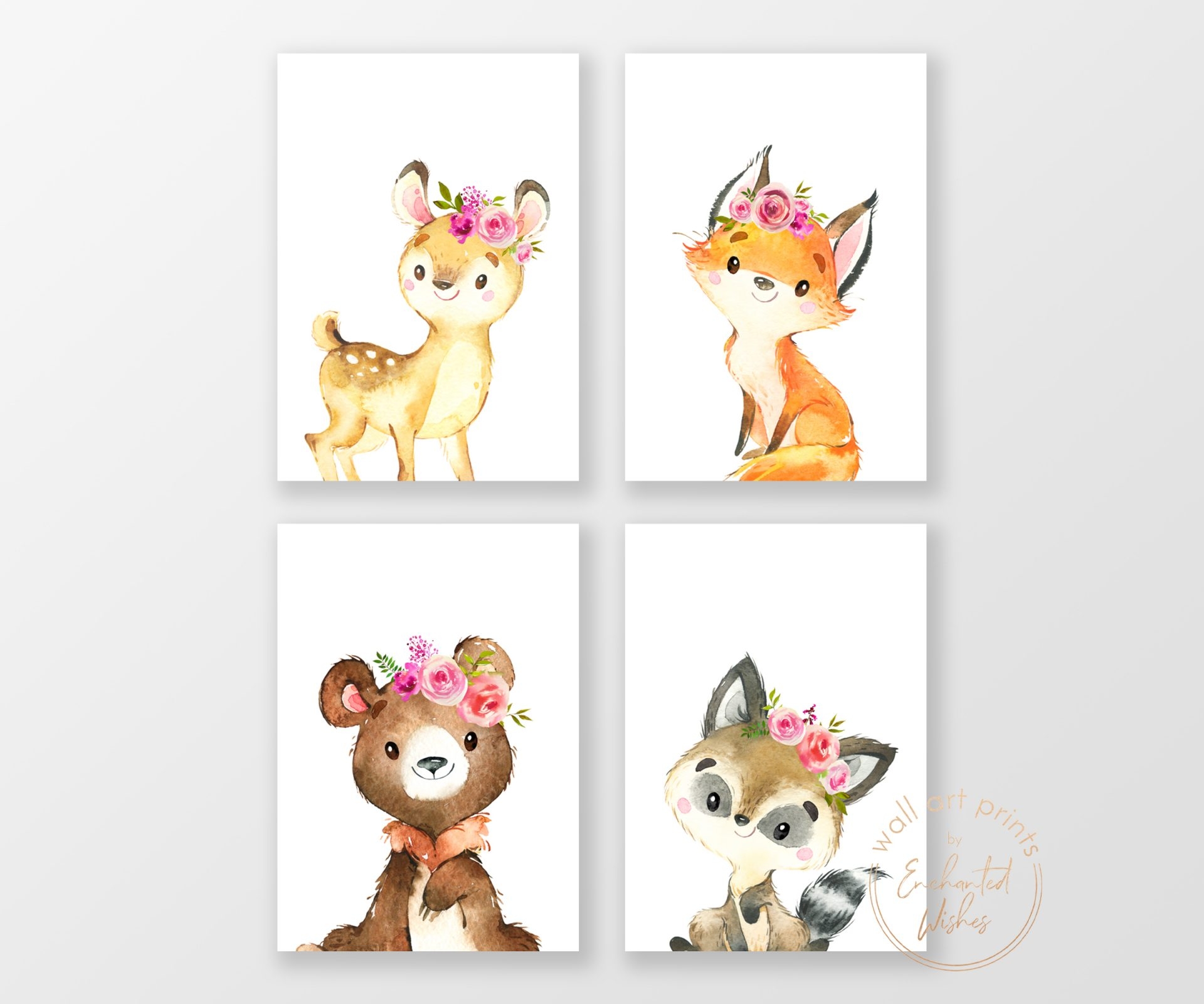 Free Printable Woodland Baby Animals
