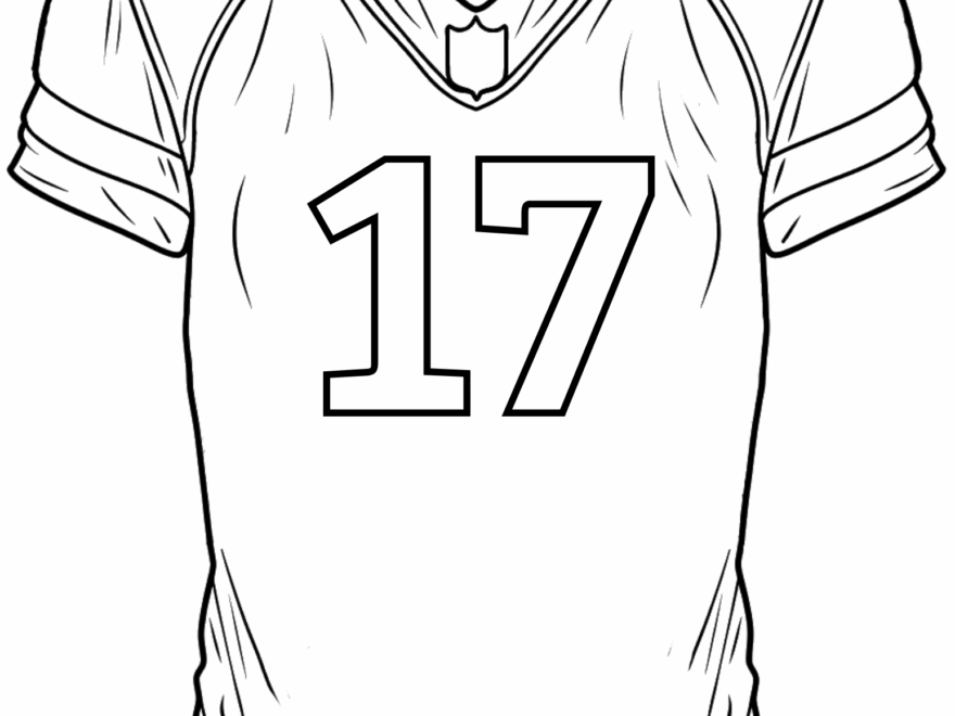 Football Jersey Coloring Page