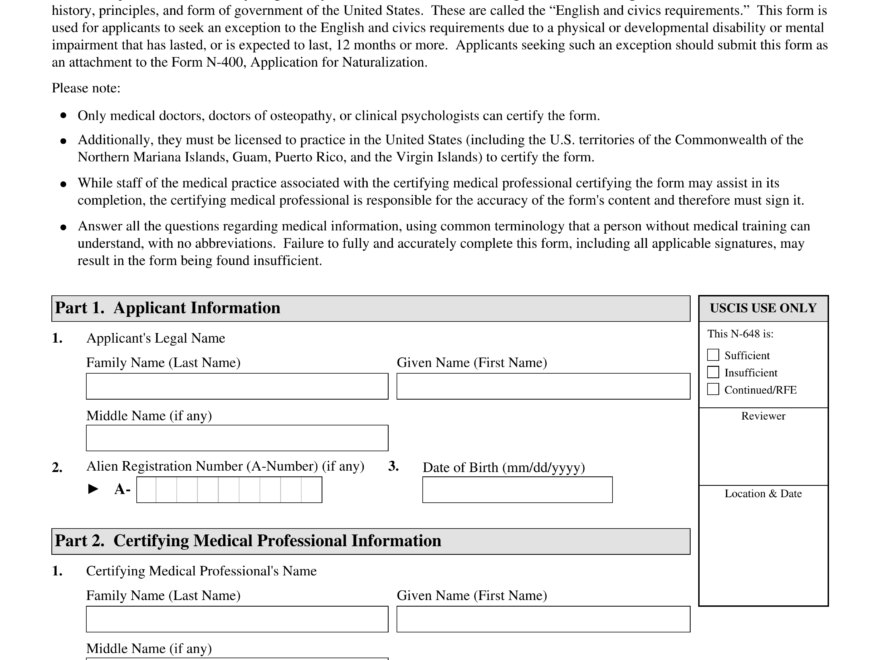 Form N 648 2024 2025 Fill Official Forms PDF Guru