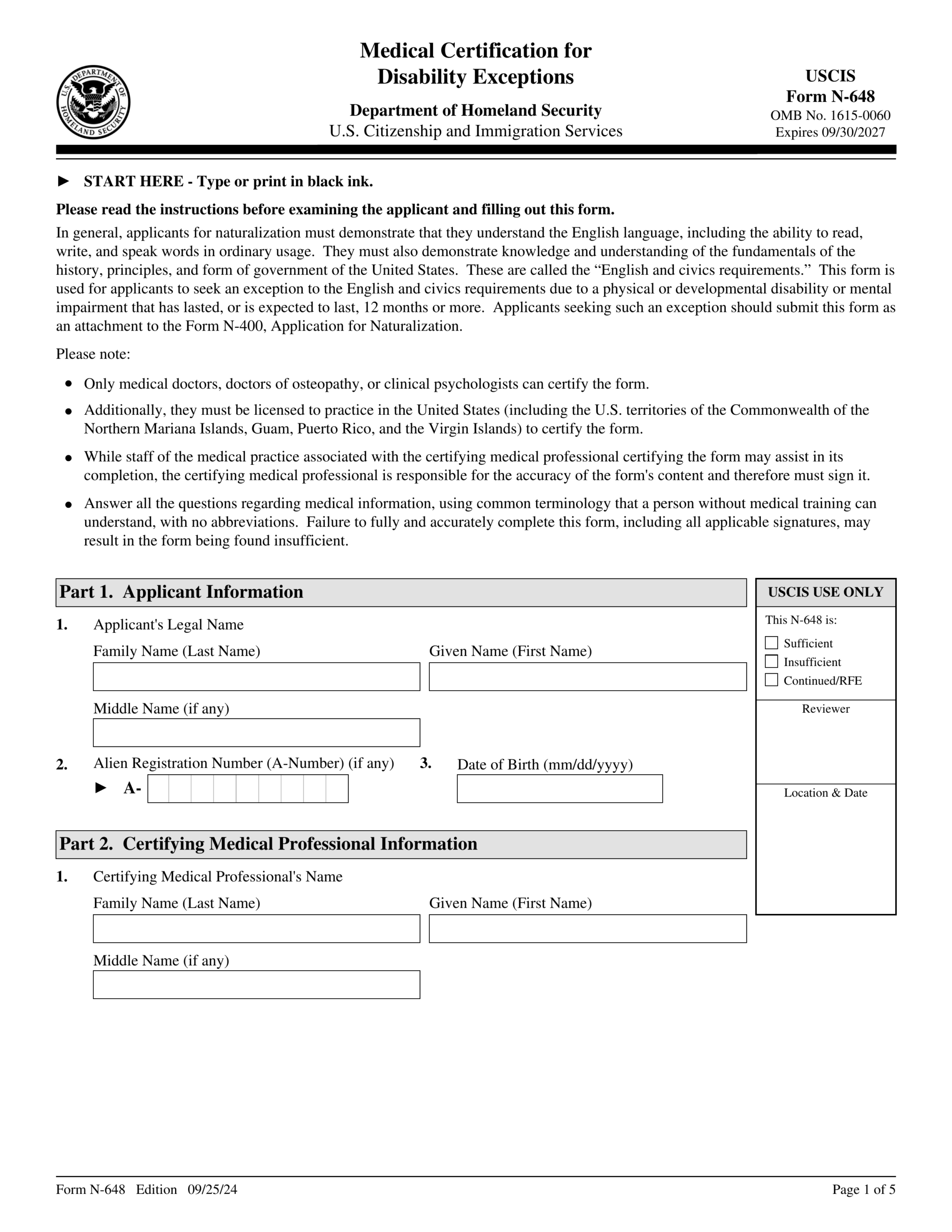 Form N 648 2024 2025 Fill Official Forms PDF Guru
