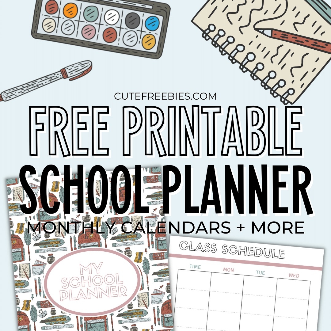 Free Printable Homeschool Planner 2025-2026