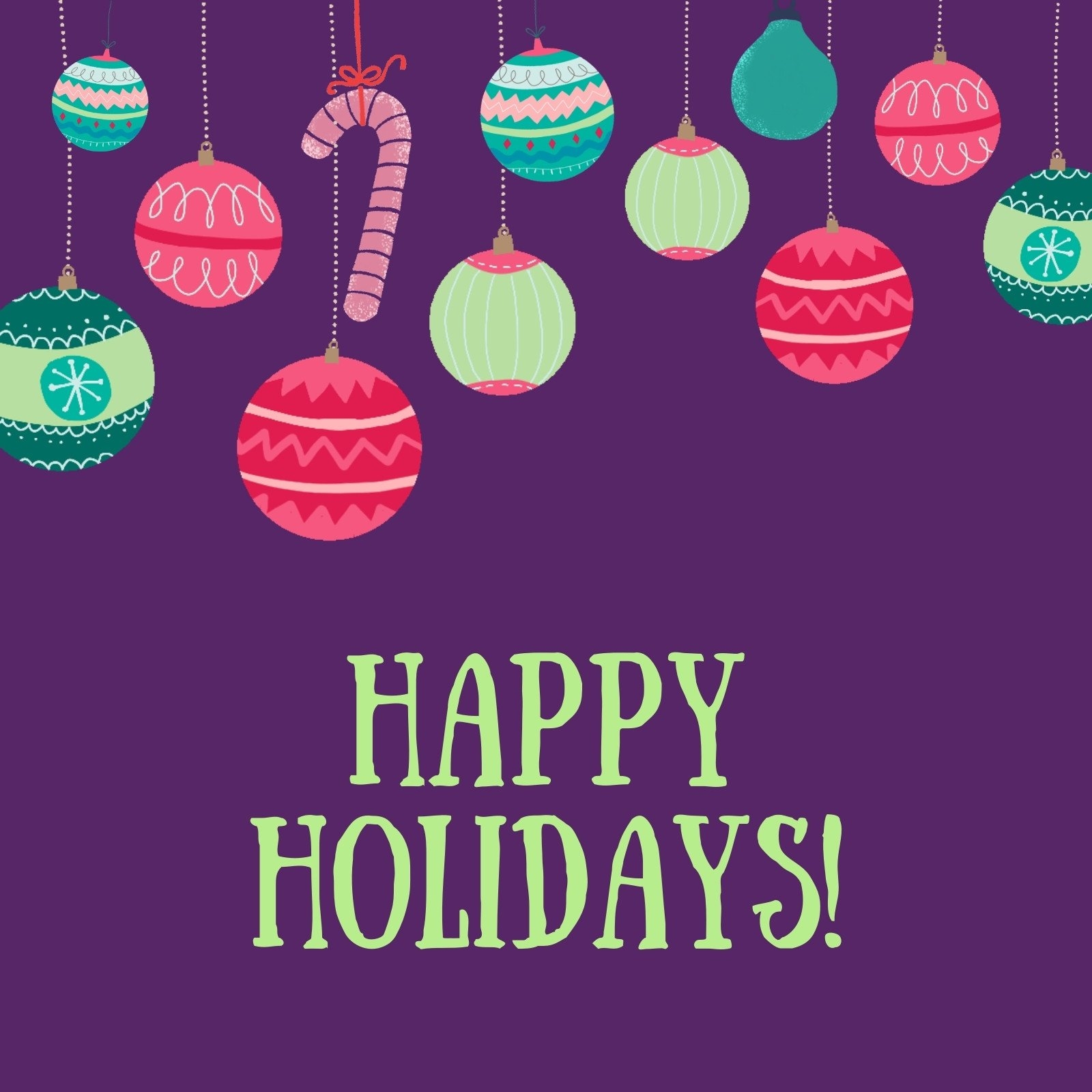 Free And Customizable Happy Holidays Templates
