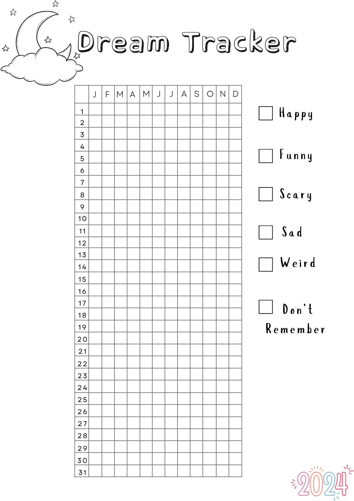 Bullet Journal Printable Template