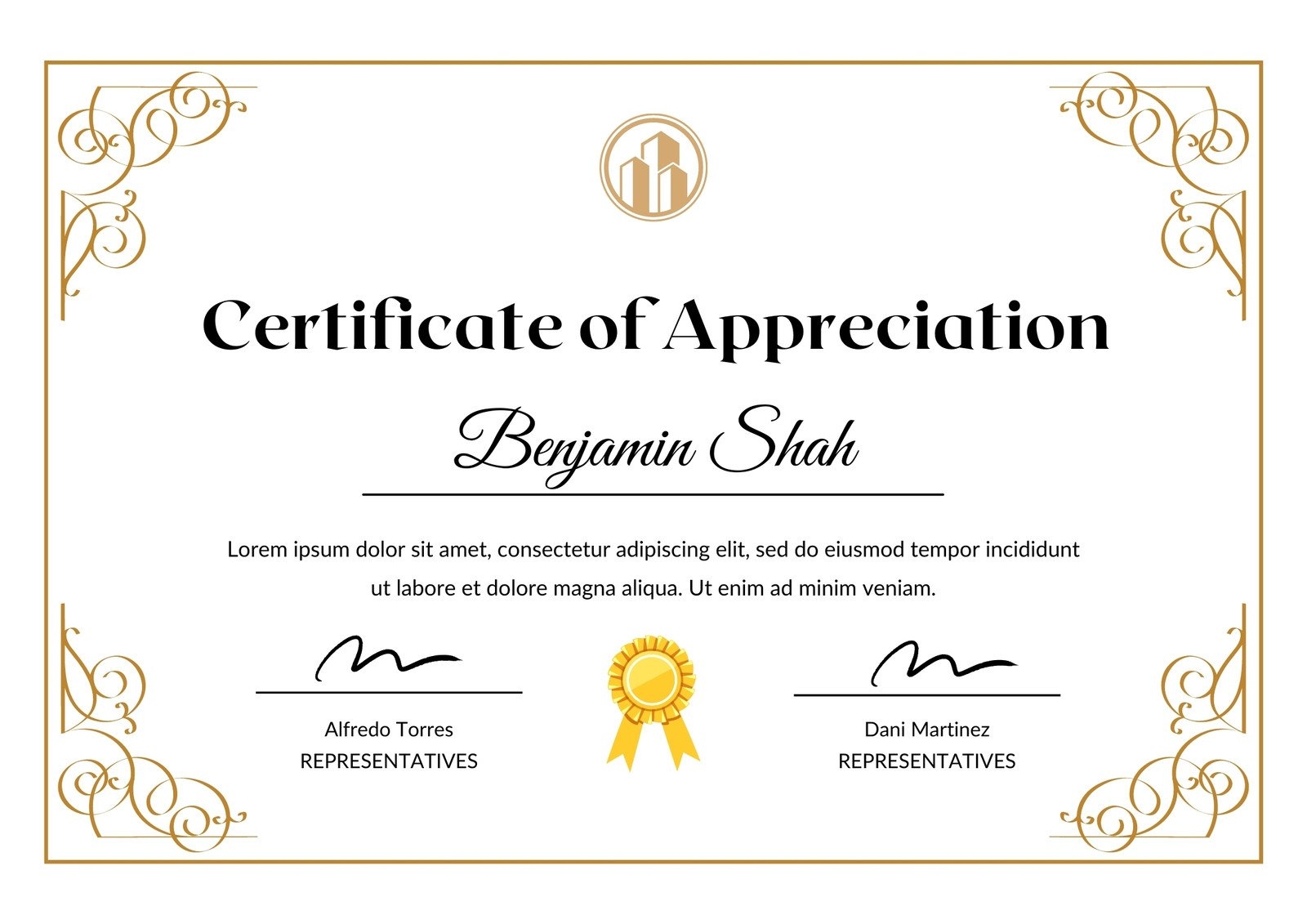 Free Custom Printable Appreciation Certificate Templates Canva