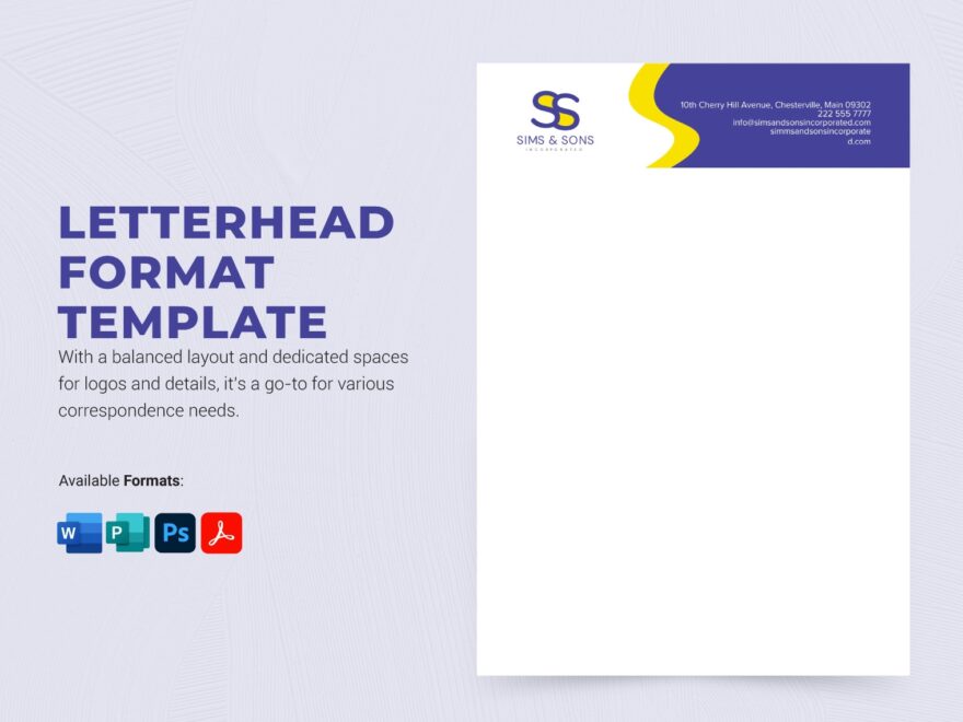 Free Editable Letterhead Templates In Word To Download