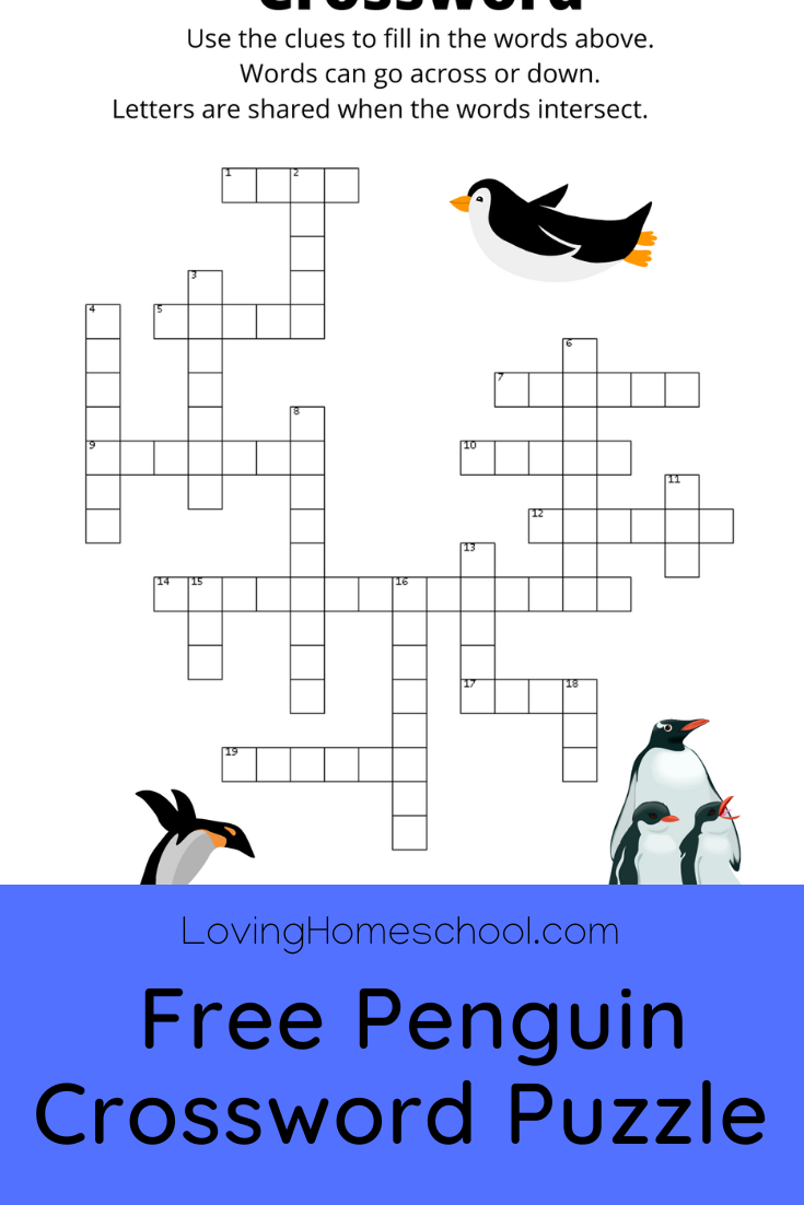 Free  Printable Polar Express Crossword Puzzle